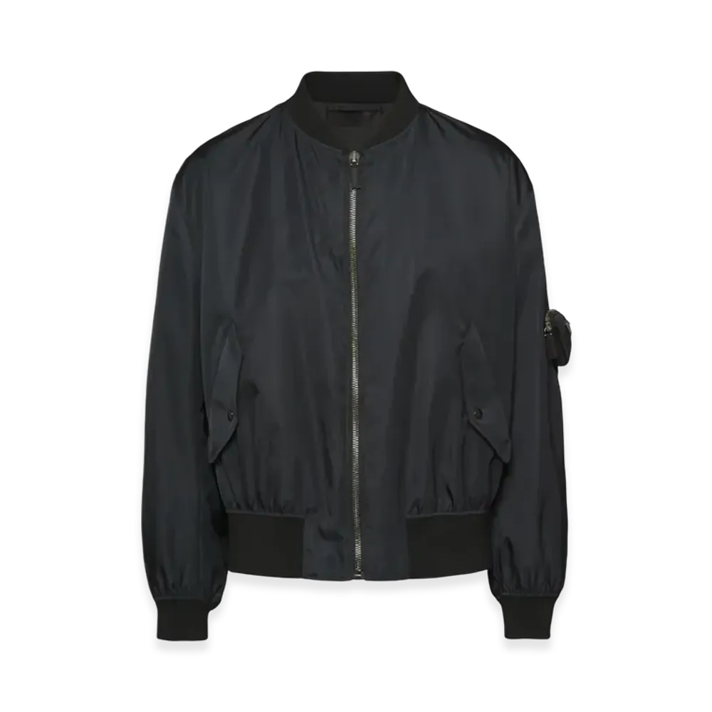 PRADA Re-Nylon Bomber Jacket "Black"