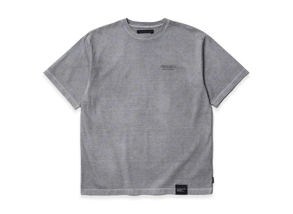NEIGHBORHOOD Pigment Dyed Crewneck SS "Gray"