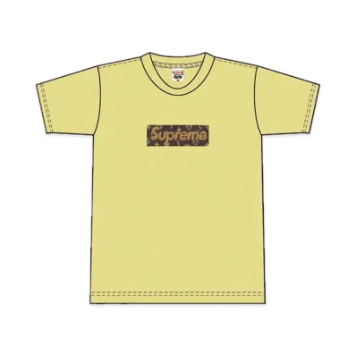 Supreme Vuitton Box Logo Tee "Yellow"