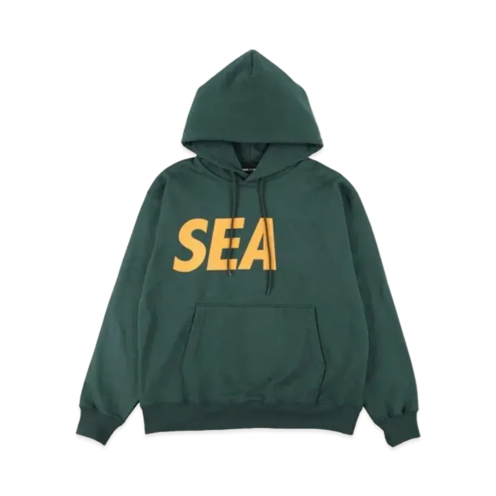 WIND AND SEA SEA Hoodie "I.Green-Mandarin"