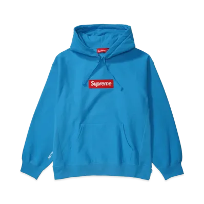Supreme Box Logo Hooded Sweatshirt (25FW) "Cyan"