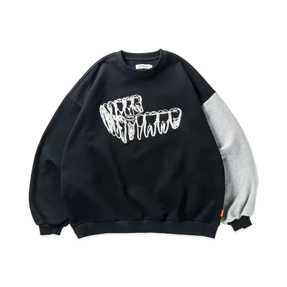 TIGHTBOOTH Implant Crew Sweat "Black"
