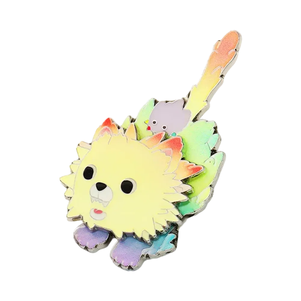 POP MART INSTINCTOY x POP MART SHOCK Movable pin badge (CURIO)