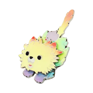 POP MART INSTINCTOY x POP MART SHOCK Movable pin badge (CURIO)