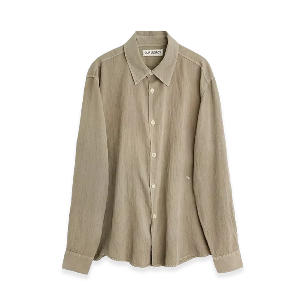 OUR LEGACY Beyond Shirt "Sage Haze Ceremony Viscose"