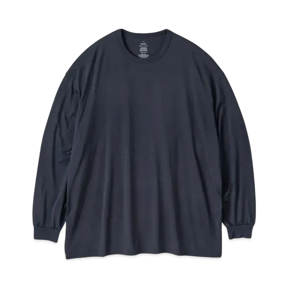 Graphpaper Wool Cordura L/S Tee "Navy"