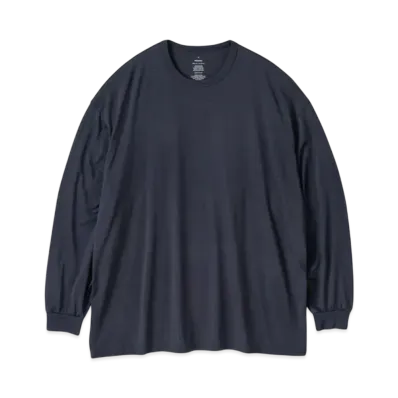 Graphpaper Wool Cordura L/S Tee "Navy"