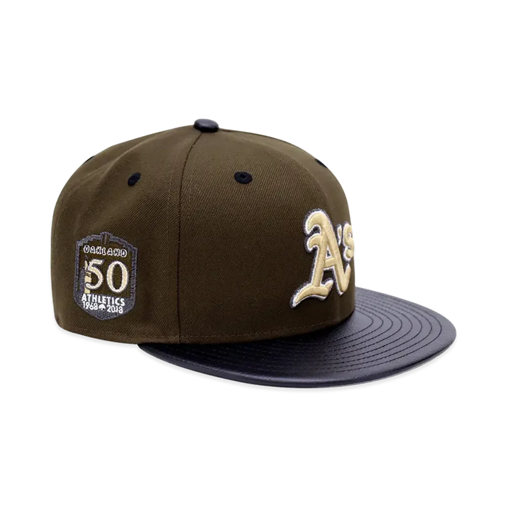 NEW ERA x THE CAP 59Fifty LVSR Series Oakland Athletics "Brown"