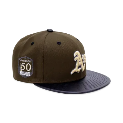 NEW ERA x THE CAP 59Fifty LVSR Series Oakland Athletics "Brown"