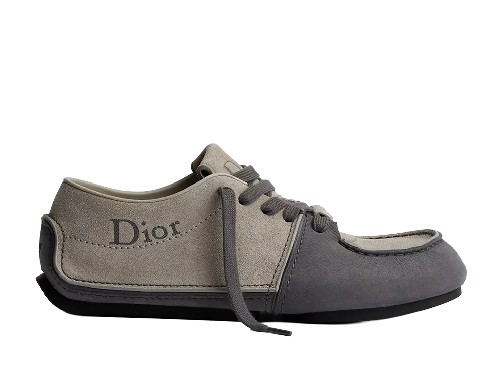 Dior Roadie Derby Shoe Nubuck and Suede Calfskin "Gray"