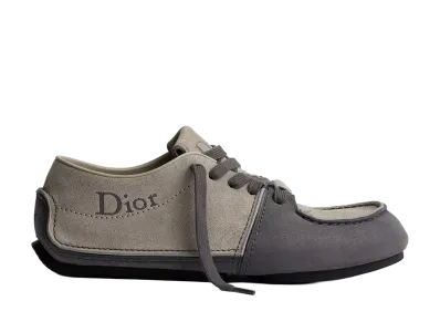 Dior Roadie Derby Shoe Nubuck and Suede Calfskin "Gray"