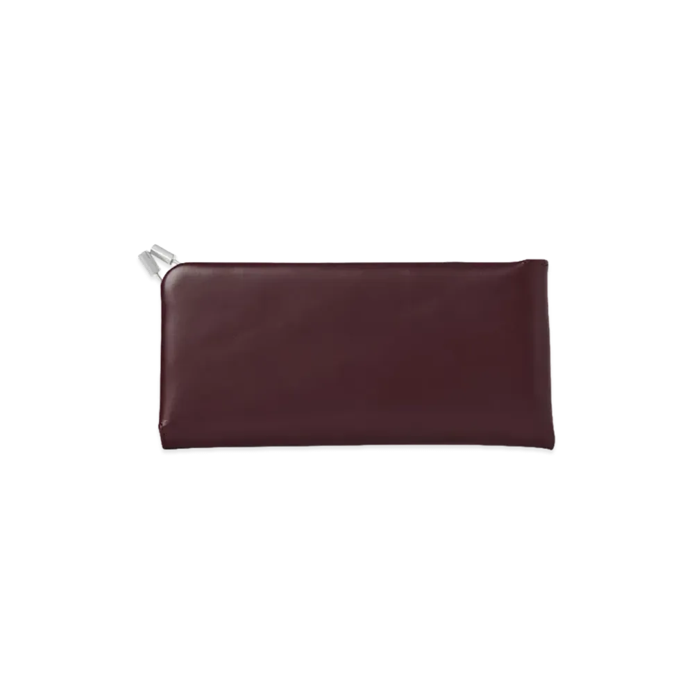 The Row Women's Clasp Leather Case "Borgogna"