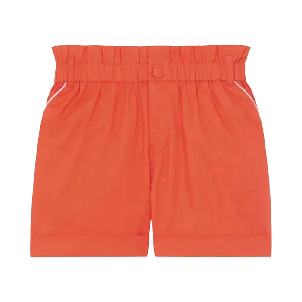 KENZO Cotton Short Pants "Vermillion"