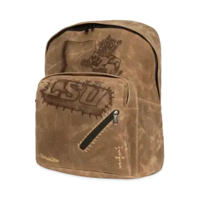 Travis Scott x M&N x LSU Backpack "Beige"