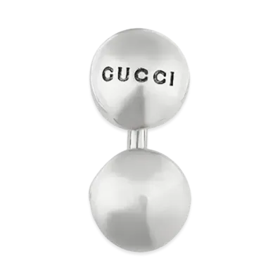 GUCCI Sphere Single Earring "Palladium"