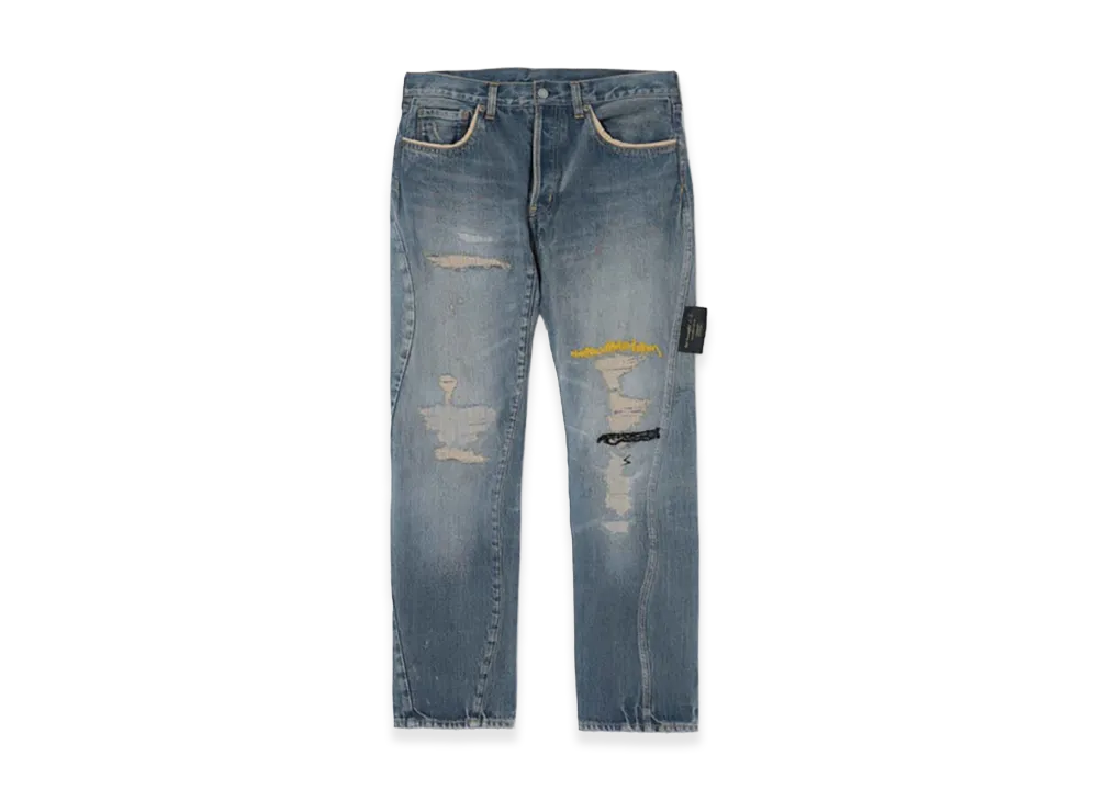 UNDERCOVER Distressed Denim Pants "Indigo"