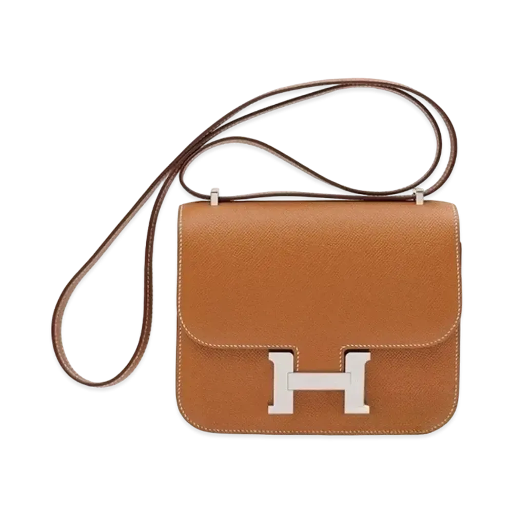 Hermes Constance Veau Epsom "Gold/Silver"