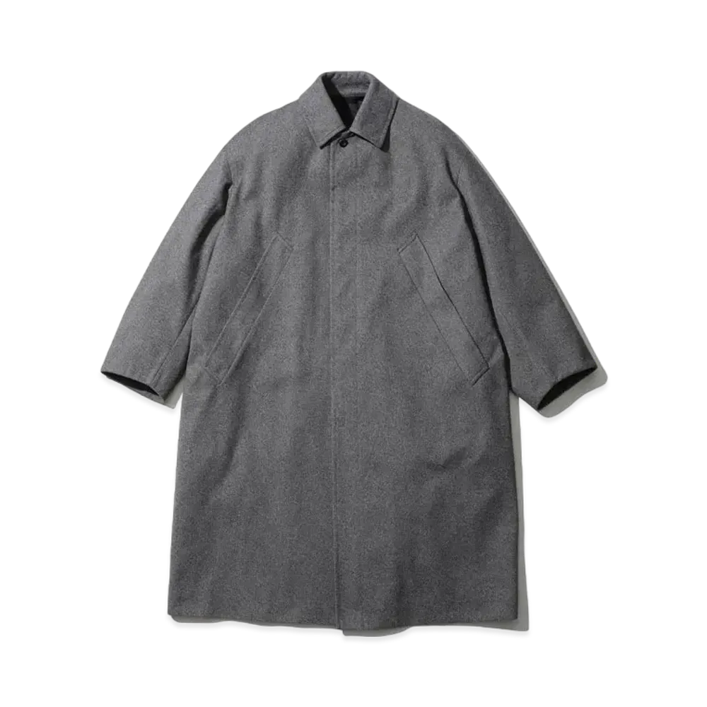 FreshService Tech Tweed Utility Pocket Over Coat "Black"
