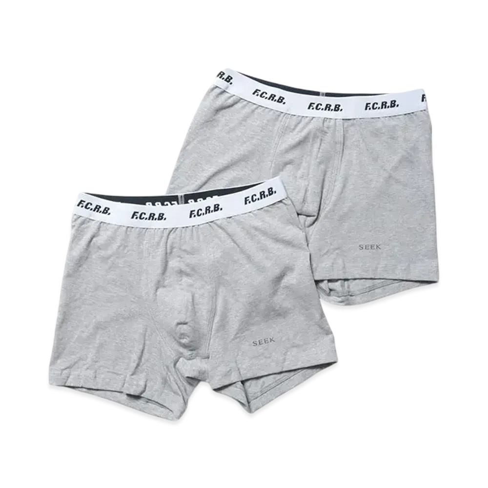 F.C.Real Bristol Seek 2Pack Boxer Brief "Gray"