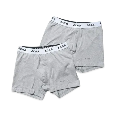 F.C.Real Bristol Seek 2Pack Boxer Brief "Gray"
