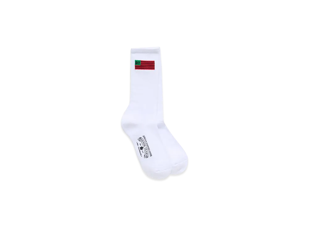 DENIM TEARS Flag Socks 3-Pack "White"