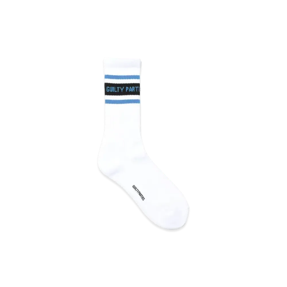 WACKO MARIA Logo Jacquard Socks "Blue"