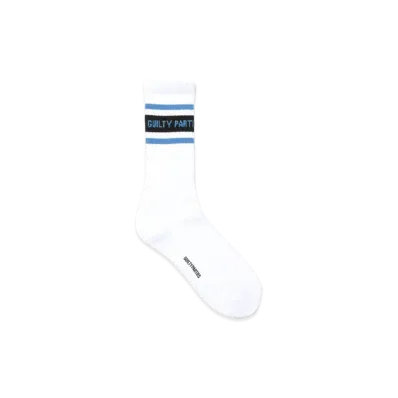 WACKO MARIA Logo Jacquard Socks "Blue"
