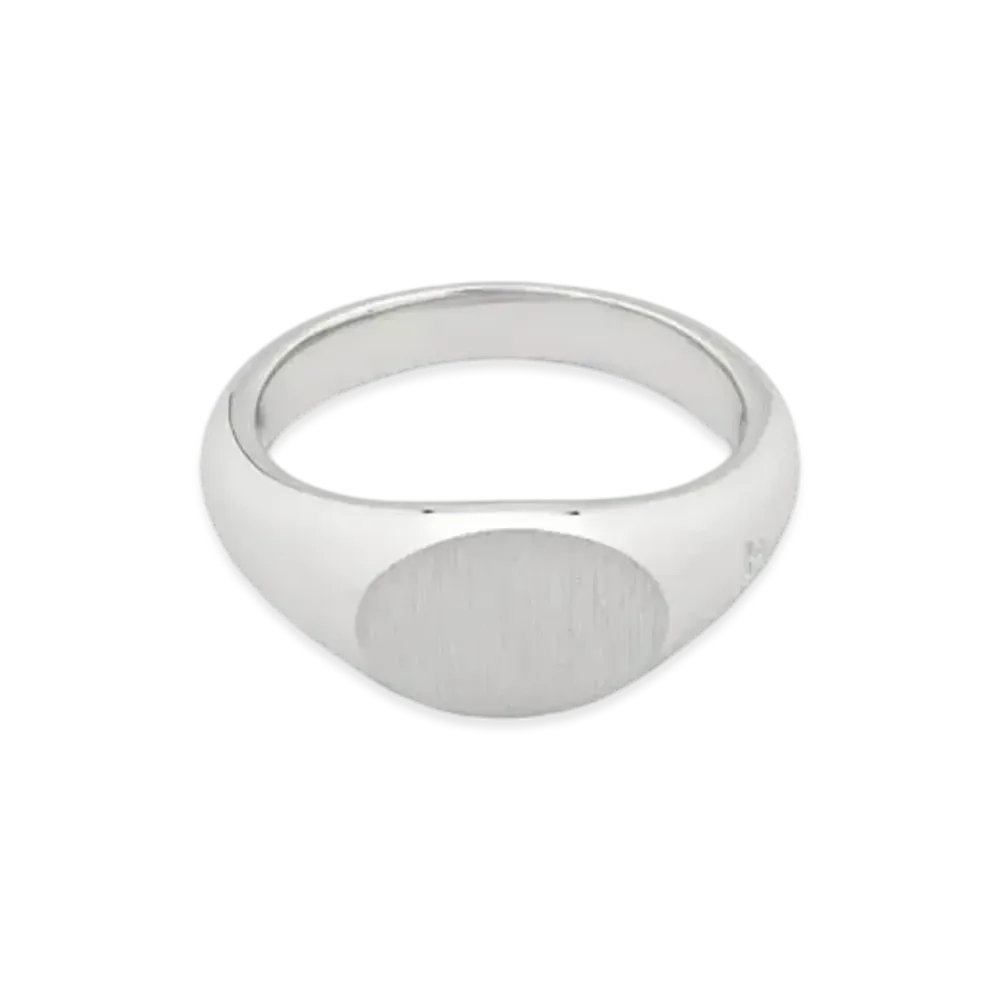TOMWOOD Joe Ring "Satin Silver"