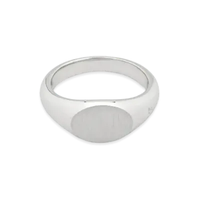 TOMWOOD Joe Ring "Satin Silver"