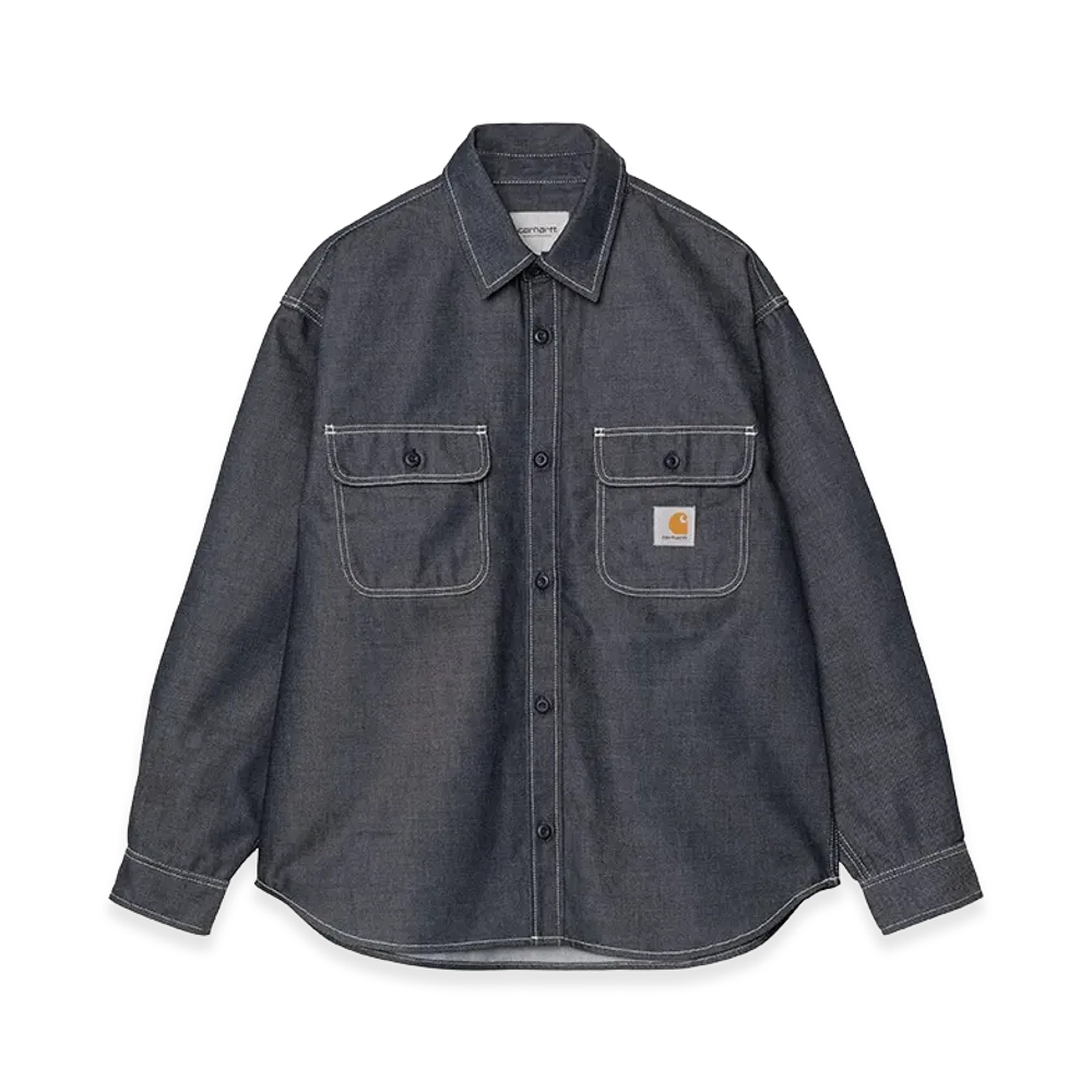 Carhartt WIP Tigan Shirt Jac "Blue(Rigid)"
