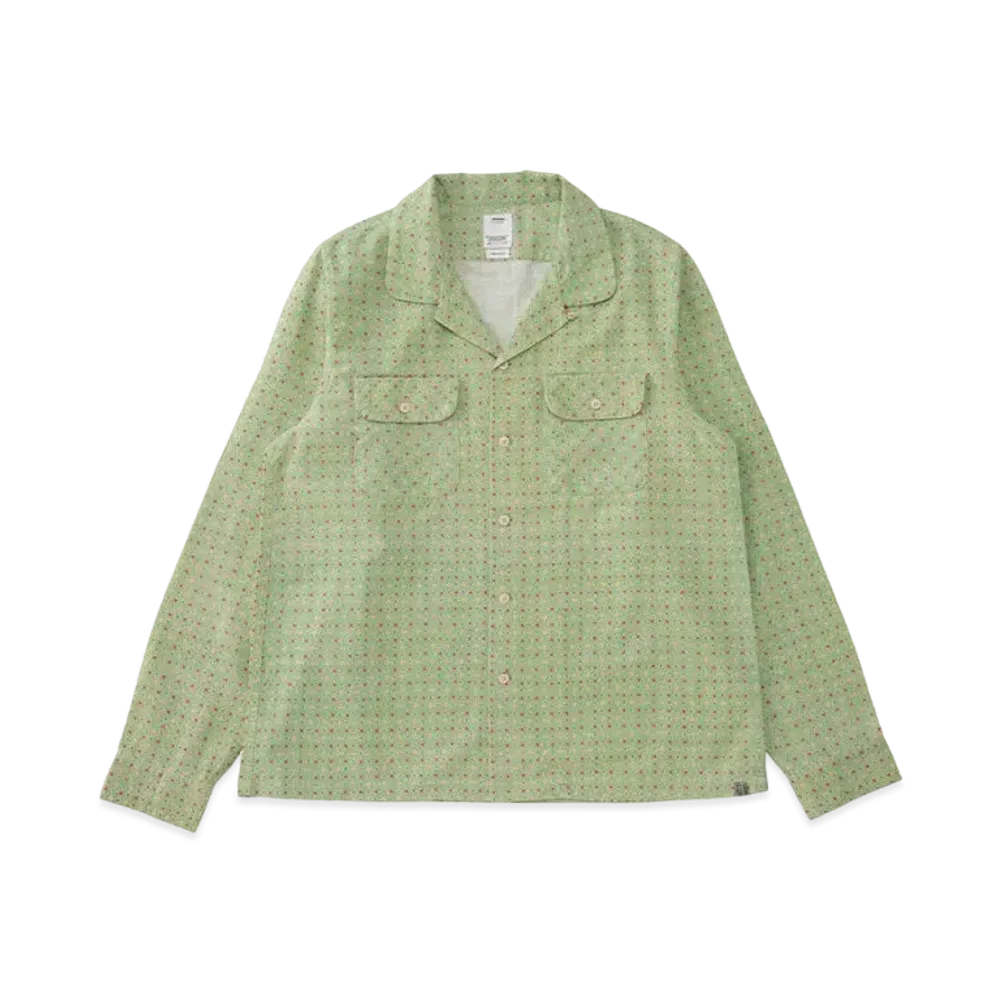 visvim Boomer Khadi L/S "Green"