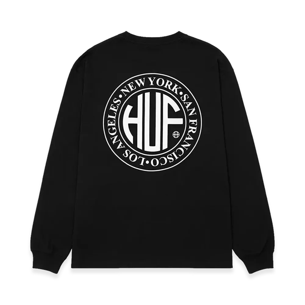 HUF Regional LS Tee "Black"