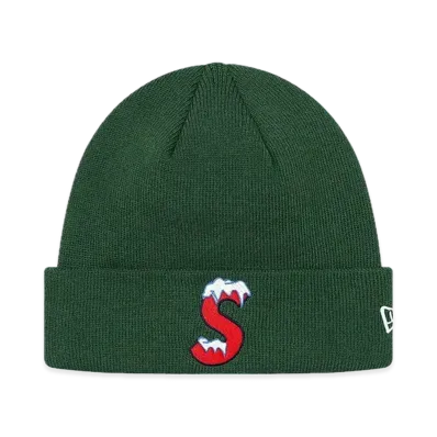 Supreme New Era S Logo Beanie "Green" (20FW)