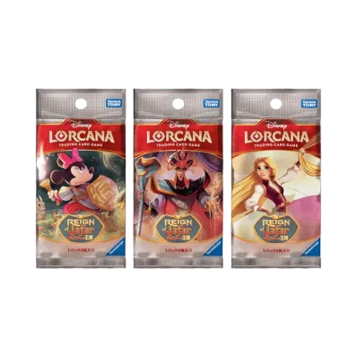 ディズニー ロルカナ【日本語版】ブースターパック「ジャファーの王権」パック 3種セット