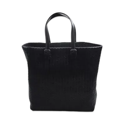 Bottega Veneta Lambskin Hand Bag "Black"