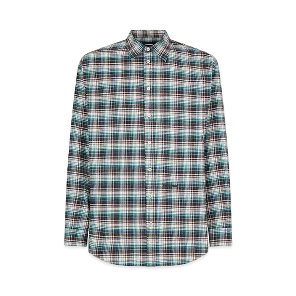 Dsquared2 Layered Sleeves Checked Shirt "Multicolor"