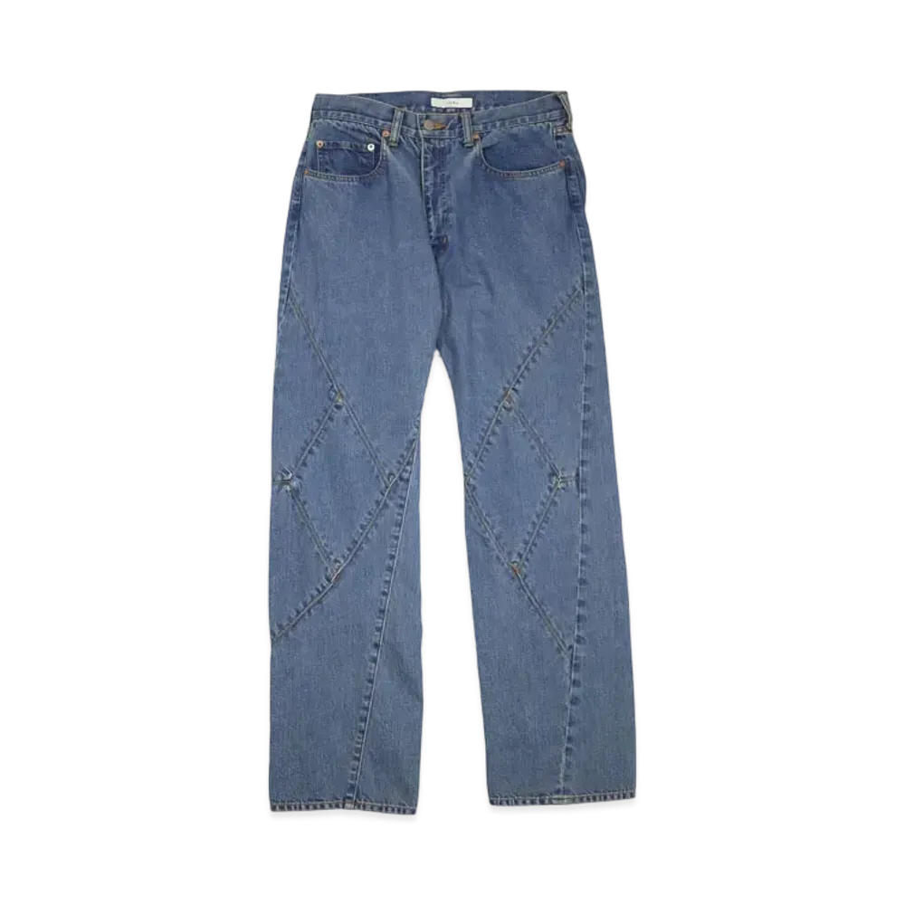 JieDa PANEL DENIM PANTS "INDIGO"