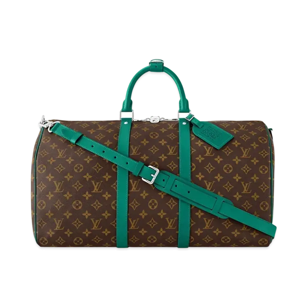 Louis Vuitton Keepall Bandouliere 50 Monogram Macassar "Borneo Green"