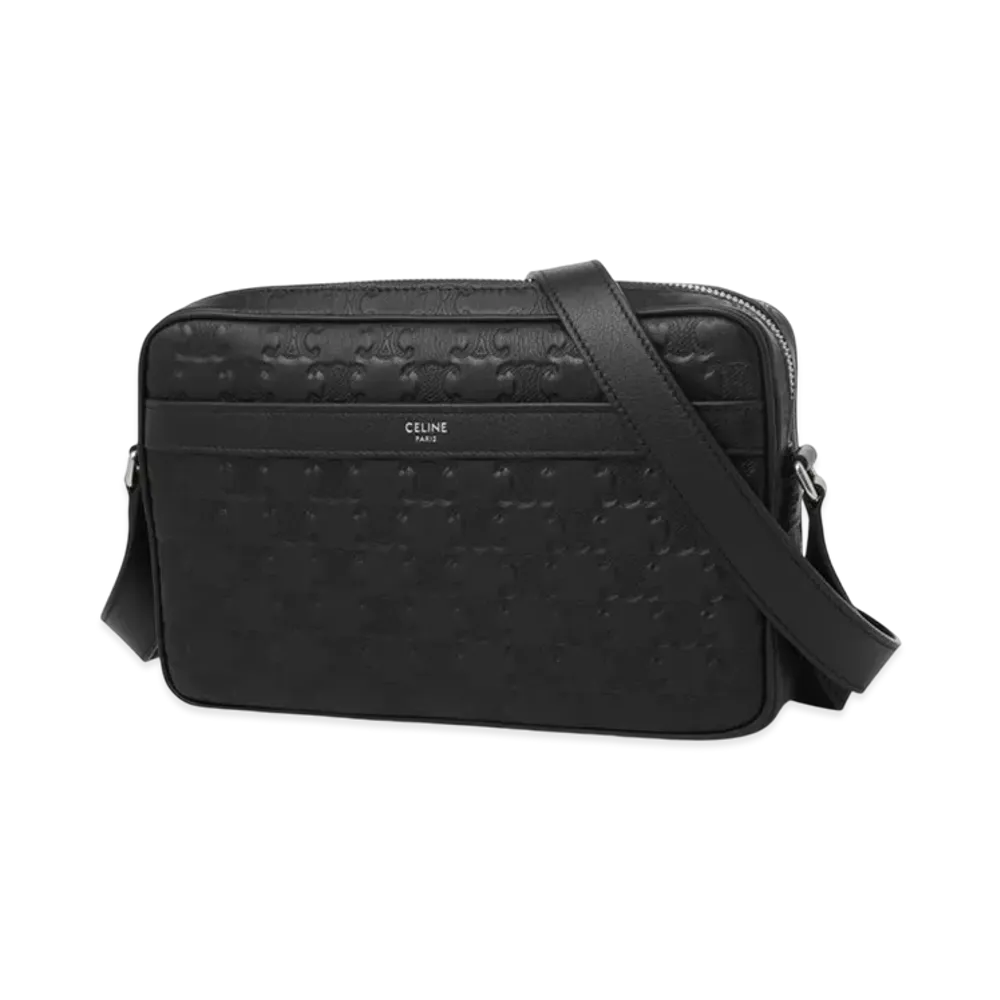 CELINE Horizontal Medium Messenger "Black"