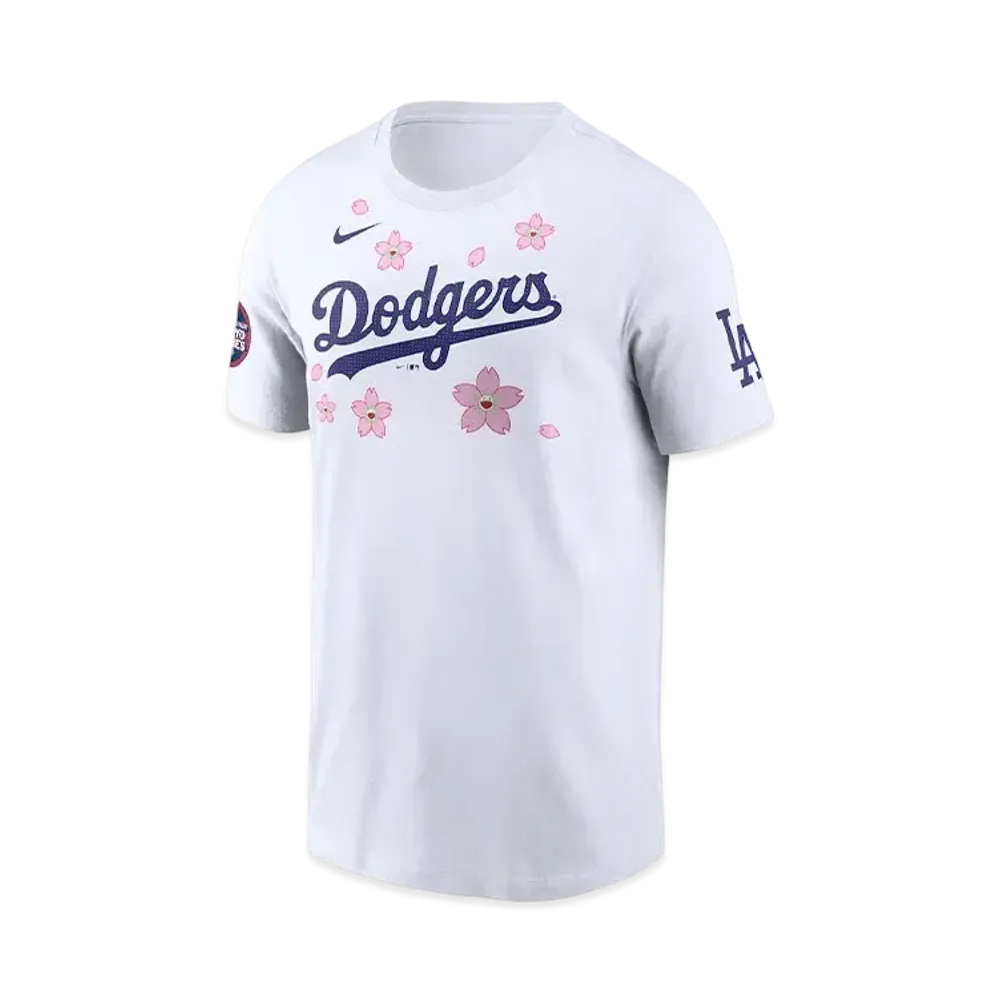 Takashi Murakami x MLB World Tour Tokyo Series 2025 x Nike Dodgers Shohei Ohtani MLB Series Opening Game Collaboration Name & Number Jersey Number T-Shirt "White"