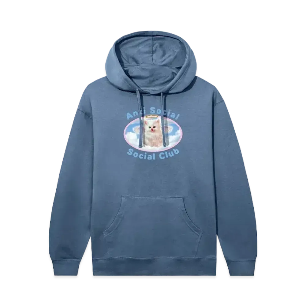 ANTI SOCIAL SOCIAL CLUB Goodbye Kitty Hoodie "Storm Blue"