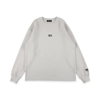 WIND AND SEA Heavy Waffle L/S Tee "Beige"
