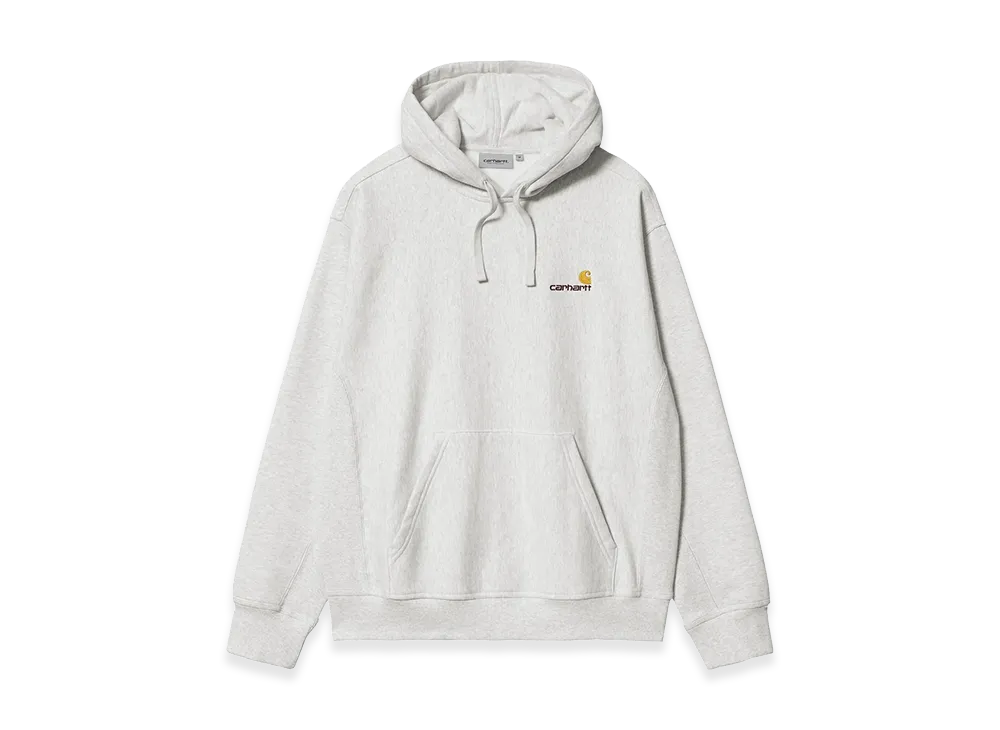 Carhartt WIP Hooded American Script Sweat "Ash Heather"