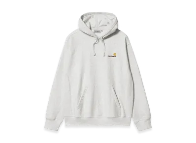 Carhartt WIP Hooded American Script Sweat "Ash Heather"