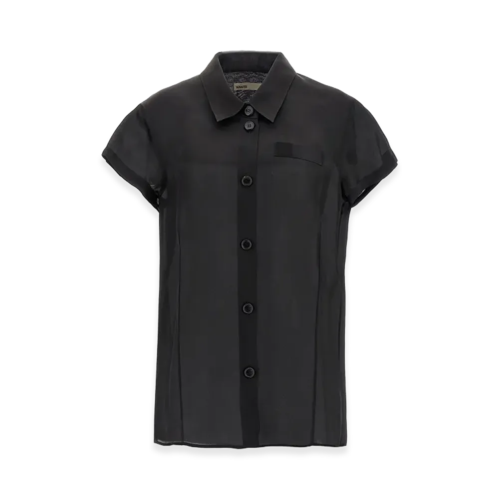 KHAITE Women's 'Keefe' Shirt "Black"