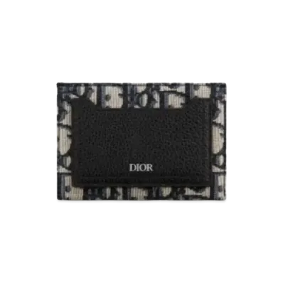 Dior Oblry Card Holder "Black"