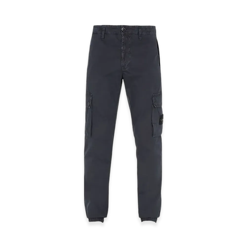 Stone Island 303WA Old Treatment Slim Fit Cargo Pants - 24SS "Steel Grey"