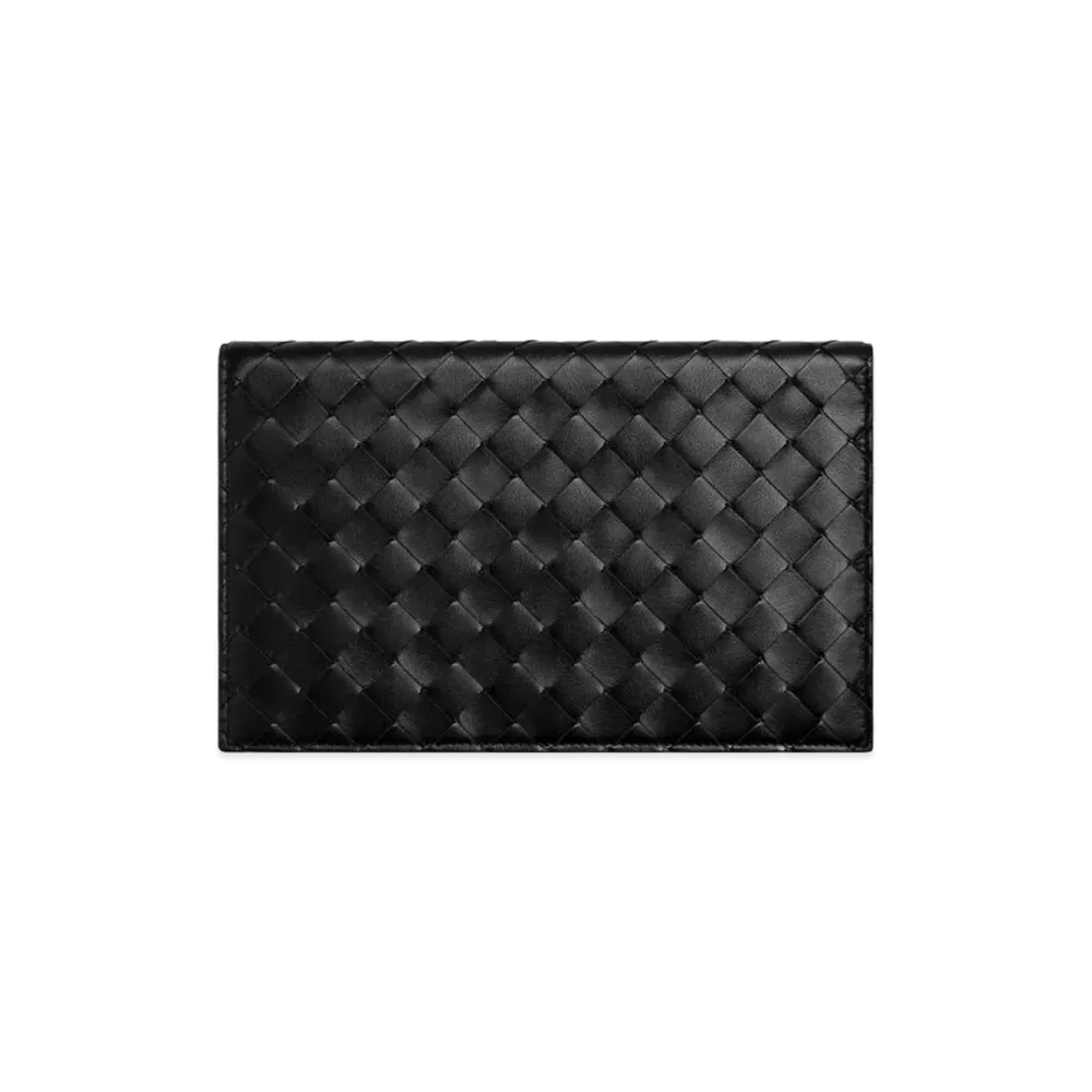 Bottega Veneta Intrecciato Check-in Organizer "Black"
