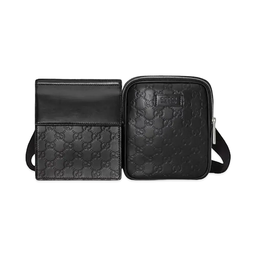 GUCC Micro Guccisima Belt Bag "Black"