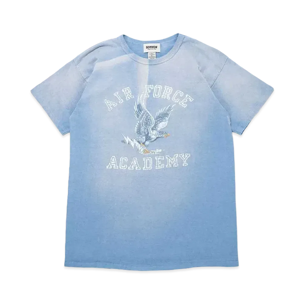 BOW WOW AIR FORCE ACADEMY 8812 TEE "88/12 L.BLUE AGEING"